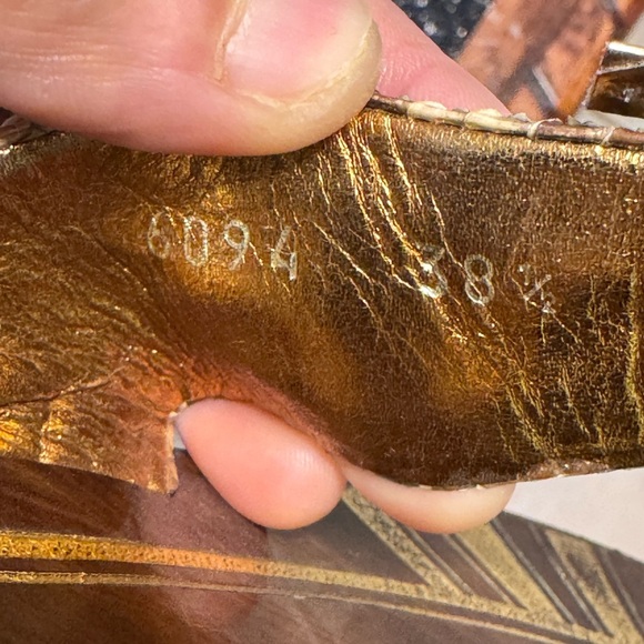 Prada Women's Gold and Brown Sandals - Picture 7 of 17